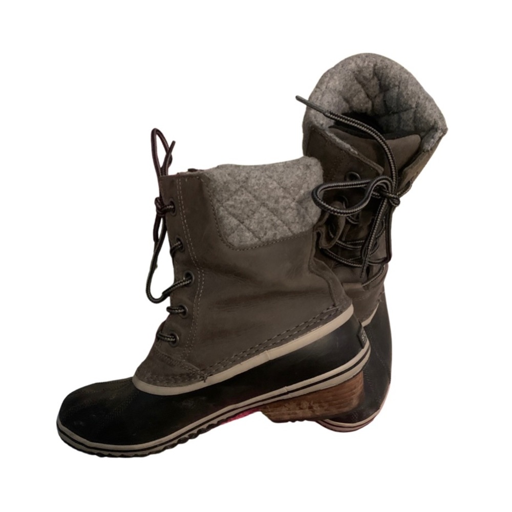 Gray Sorel Boots